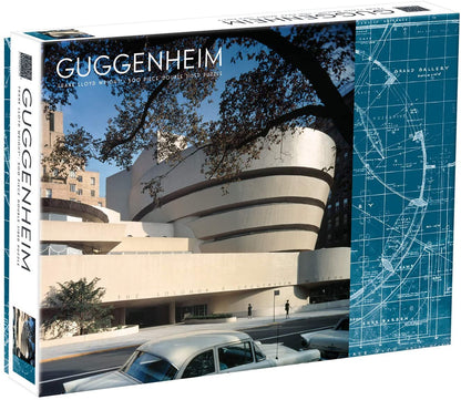 Galison - Frank Lloyd Wright Guggenheim - 2-sided 500 Piece Jigsaw Puzzle