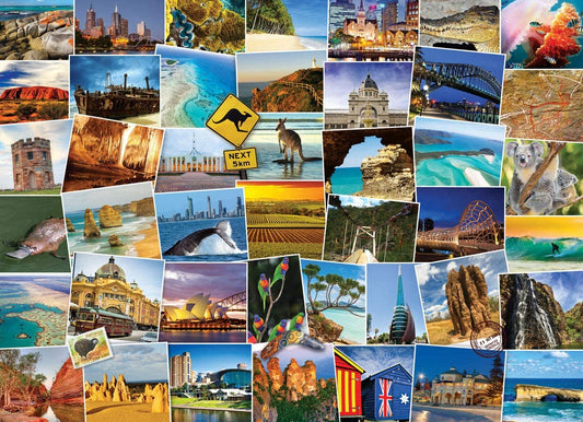 Eurographics - Globetrotter Australia - 1000 Piece Jigsaw Puzzle