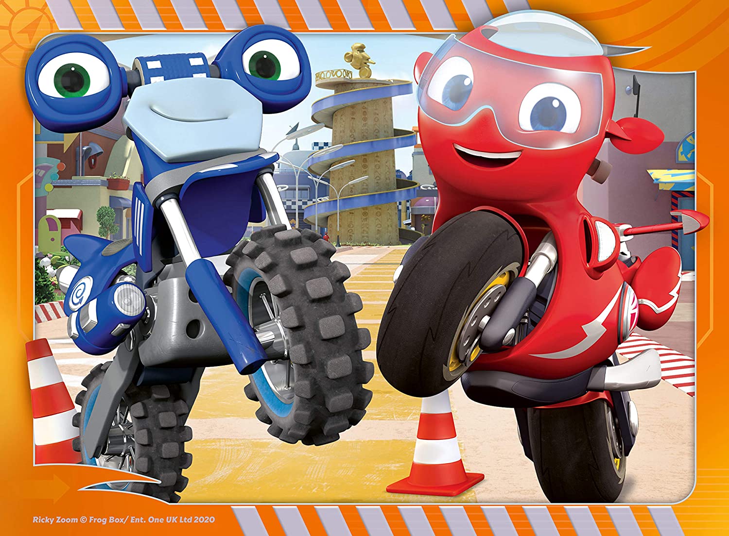 Ricky Zoom – 4 In Box (12, 16, 20, 24 Piece) Jigsaw Puzzles (Ravensburger)