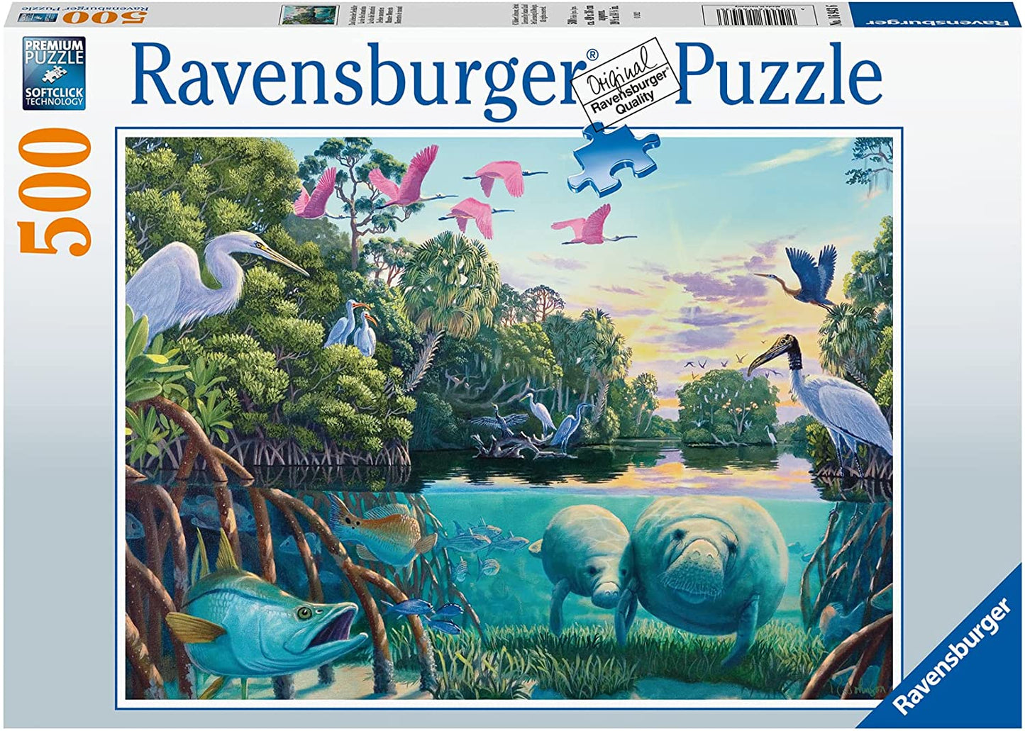Ravensburger - Manatee Moments - 500 Piece Jigsaw Puzzle