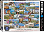 Globetrotter France – 1000 Piece Jigsaw Puzzle (Eurographics)