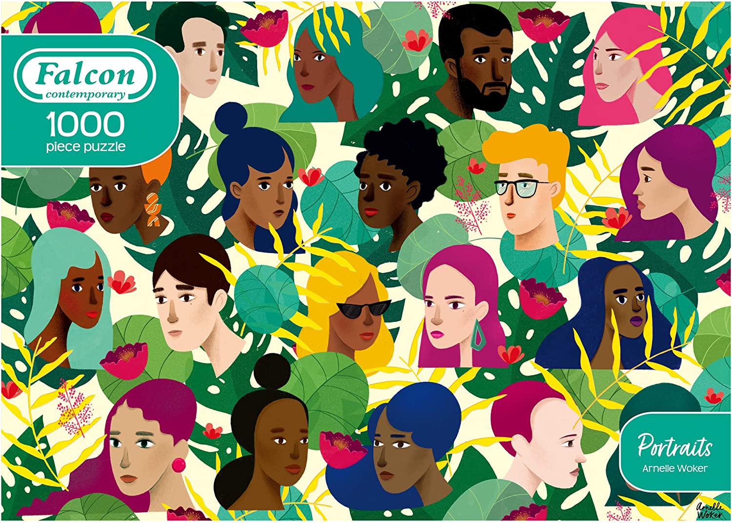 Portraits – 1000 Piece Jigsaw Puzzle (Falcon Contemporary)