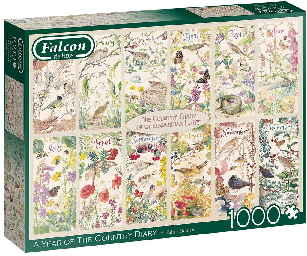 A Year Of The Country Diary – 1000 Piece Jigsaw Puzzle (Falcon De Luxe)