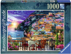 Dinner In Positano, Italy – 1000 Piece Jigsaw Puzzle (Ravensburger)