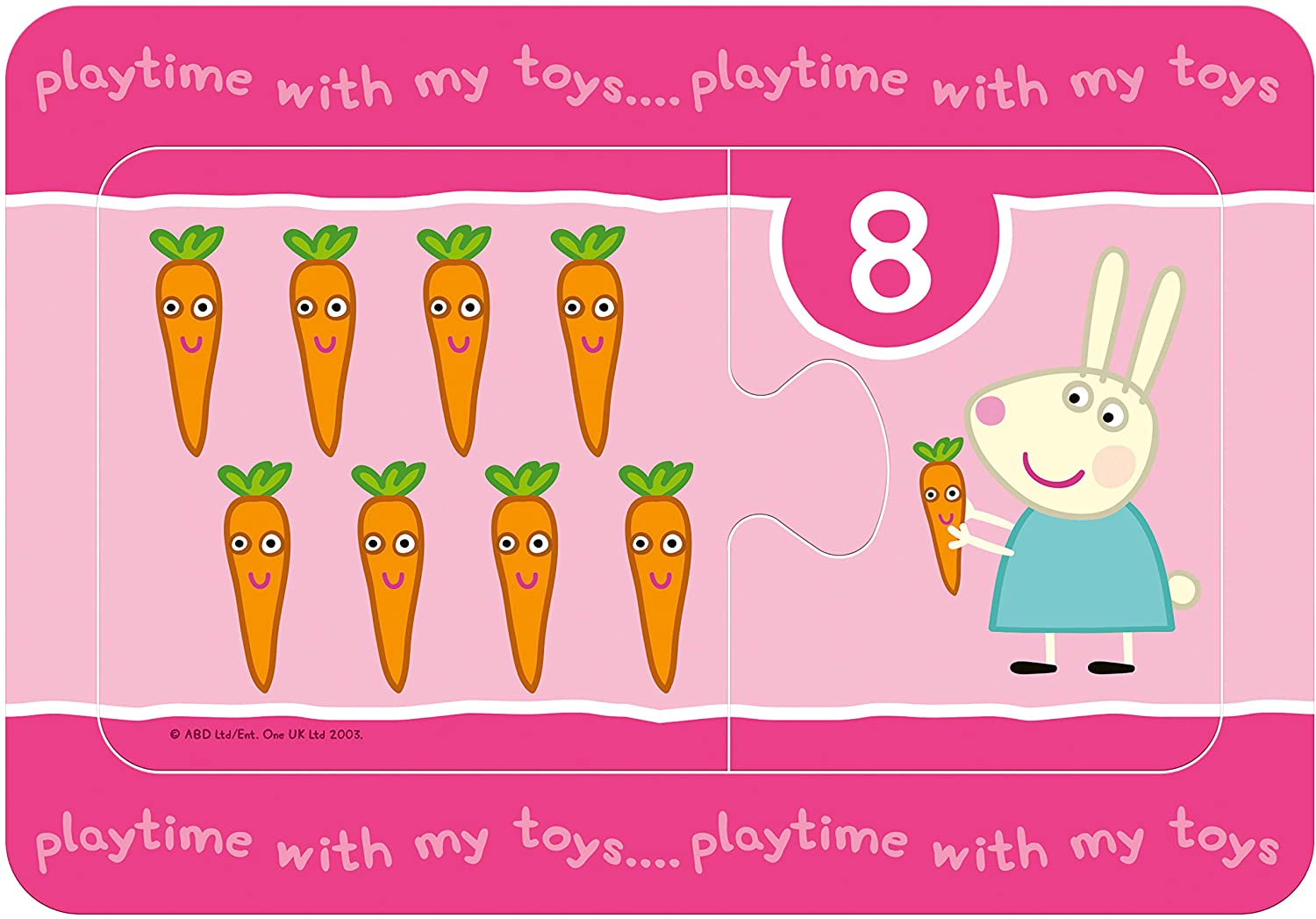 Peppa Pig 9 x 2 – 2 Piece Jigsaw Puzzle (Ravensburger)