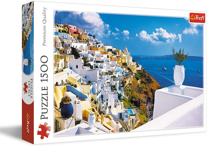 Trefl - Santorini, Greece - 1500 Piece Jigsaw Puzzle