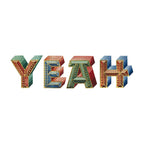 Knock Knock "Yeah" Four Letter Puzzle – 500 Piece Jigsaw Puzzle (Galison)