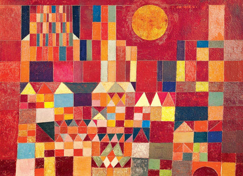 Eurographics - Castle and Sun by Paul Klee - 1000 Piece Jigsaw Puzzle