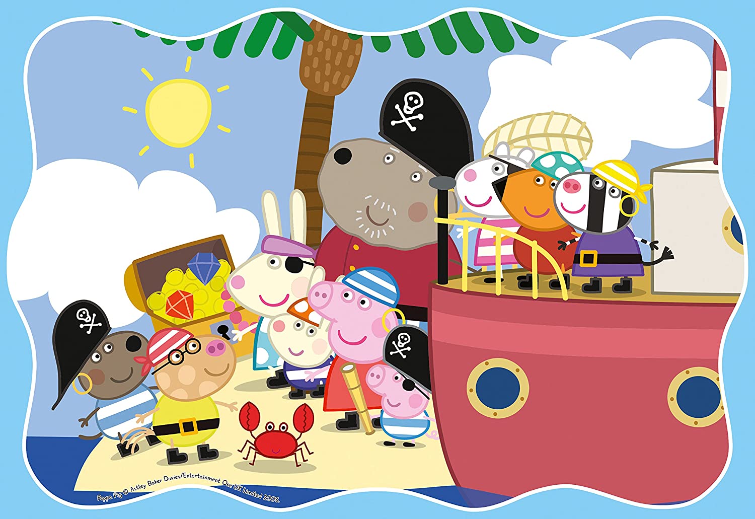 Peppa Pig 3 in a Box – 15, 20, 25 Piece Jigsaw Puzzle (Ravensburger)