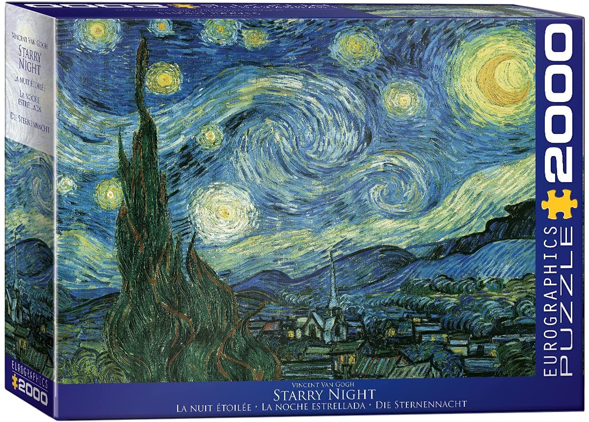 Eurographics - Starry Night by van Gogh - 2000 Piece Jigsaw Puzzle