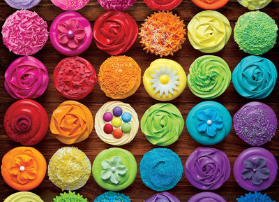 Cupcake Rainbow – 1000 Piece Jigsaw Puzzle (Eurographics)