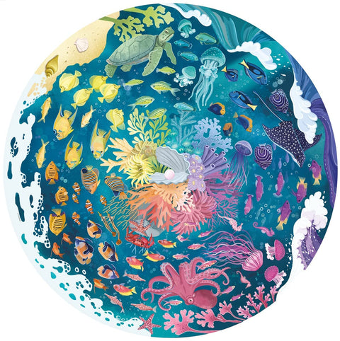 Oceans Circular – 500 Piece Jigsaw Puzzle (Ravensburger)