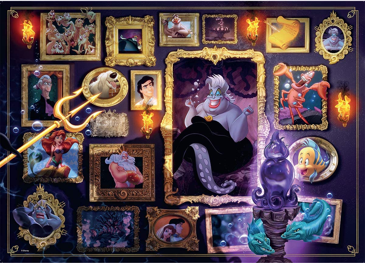 Disney Villainous Ursula – 1000 Piece Jigsaw Puzzle (Ravensburger)