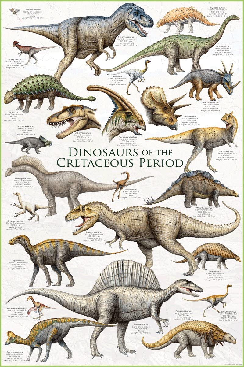 Dinosaurs – 1000 Piece Jigsaw Puzzle (Eurographics)