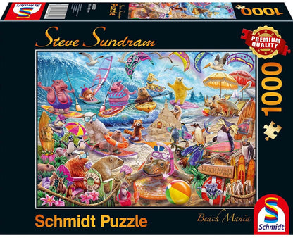 Schmidt - Steve Sundram: Beach Mania - 1000 Piece Jigsaw Puzzle
