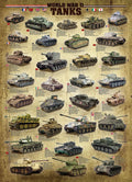 World War II Tanks – 1000 Piece Jigsaw Puzzle (Eurographics)