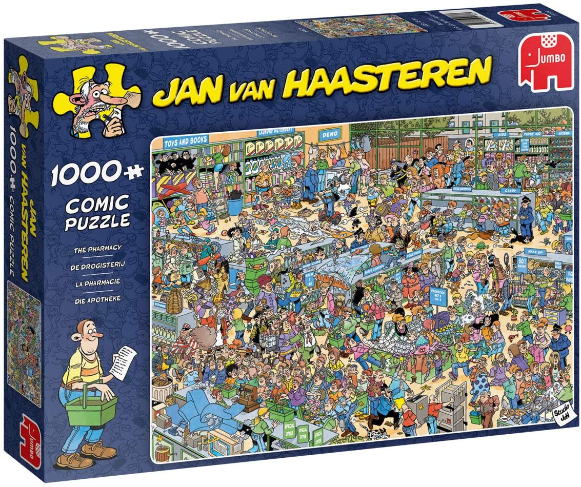 Jan Van Haasteren - The Pharmacy - 1000 Piece Jigsaw Puzzle