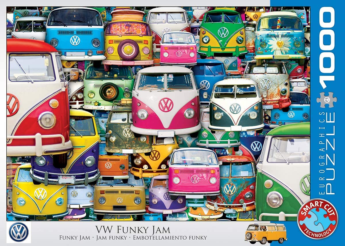VW Funky Jam, Volkswagen – 1000 Piece Jigsaw Puzzle (Eurographics)