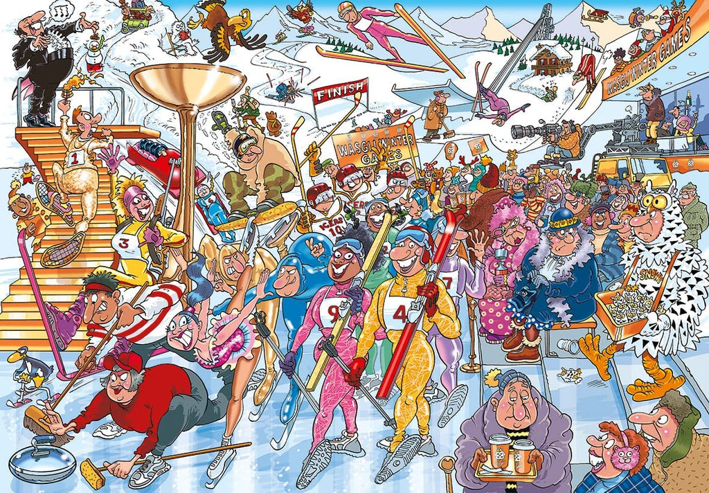 Wasgij Mystery 22: Winter Games – 1000 Piece Jigsaw Puzzle (Wasgij)