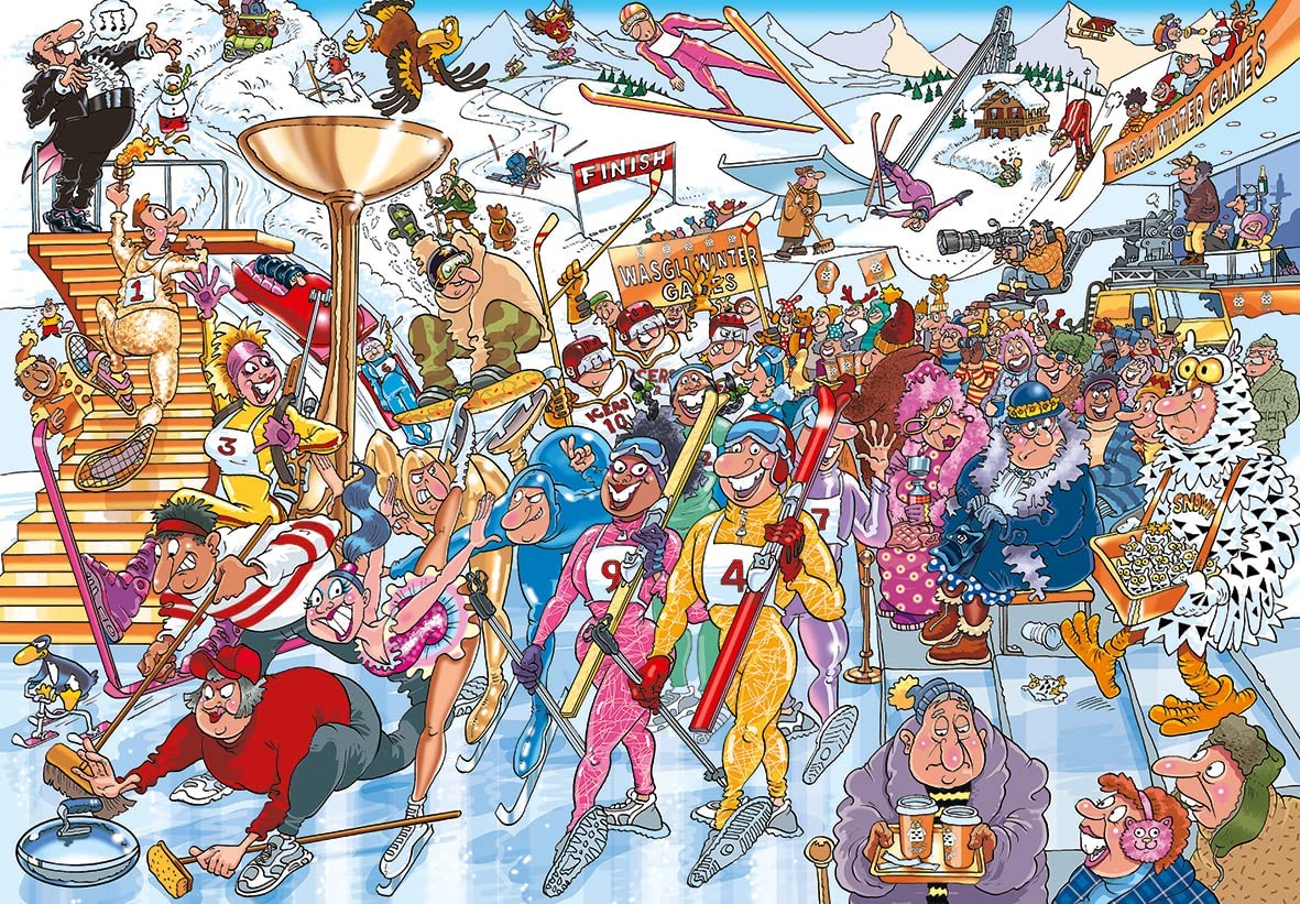 Wasgij Mystery 22: Winter Games – 1000 Piece Jigsaw Puzzle (Wasgij)