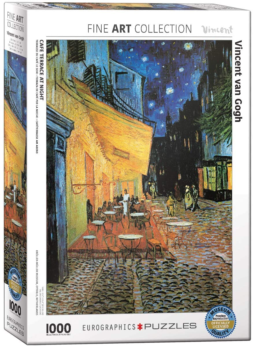 Café Terrace at Night – 1000 Piece Jigsaw Puzzle (Eurographics)