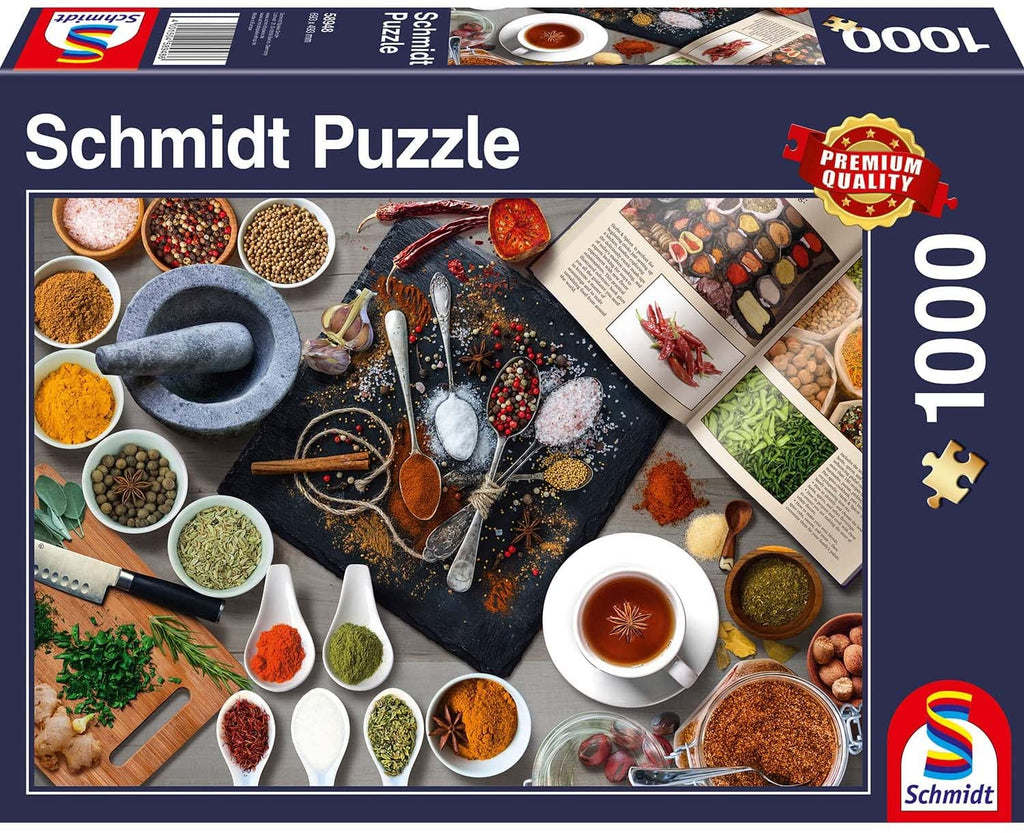 Kitchen Spice – 1000 Piece Jigsaw Puzzle (Schmidt) - Completed Puzzle