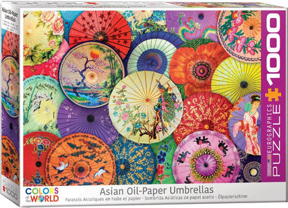Eurographics - Asian Oil Paper Umbrellas - 1000 Piece Jigsaw Puzzles