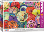 Asian Oil Paper Umbrellas – 1000 Piece Jigsaw Puzzle (Eurographics)