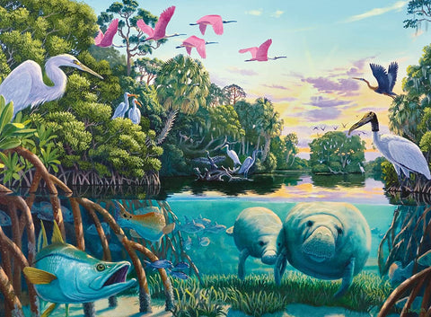 Manatee Moments – 500 Piece Jigsaw Puzzle (Ravensburger)