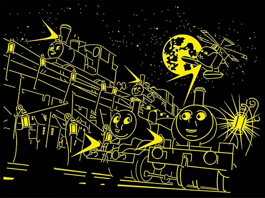 Thomas & Friends Glow in The Dark – 60 Piece Jigsaw Puzzle (Ravensburger)