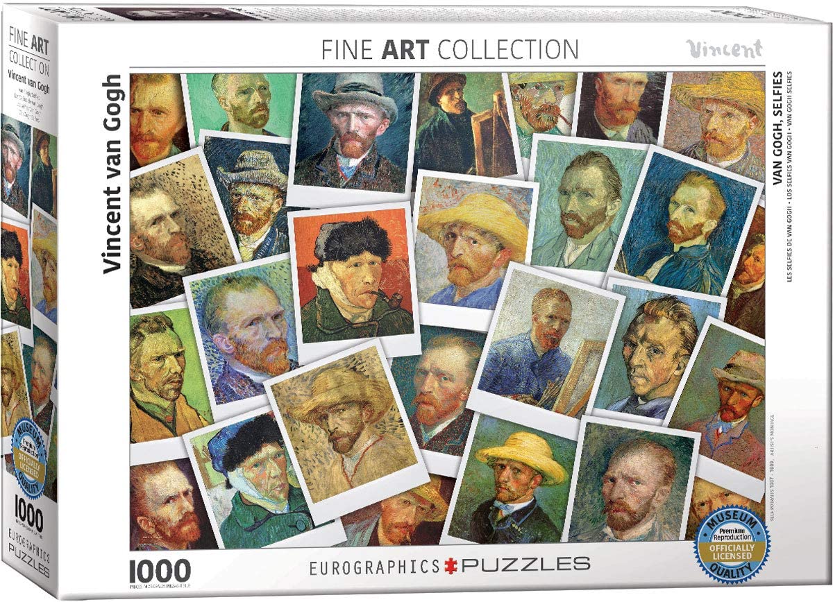 Eurographics - Van Gogh Selfies - 1000 Piece Jigsaw Puzzle