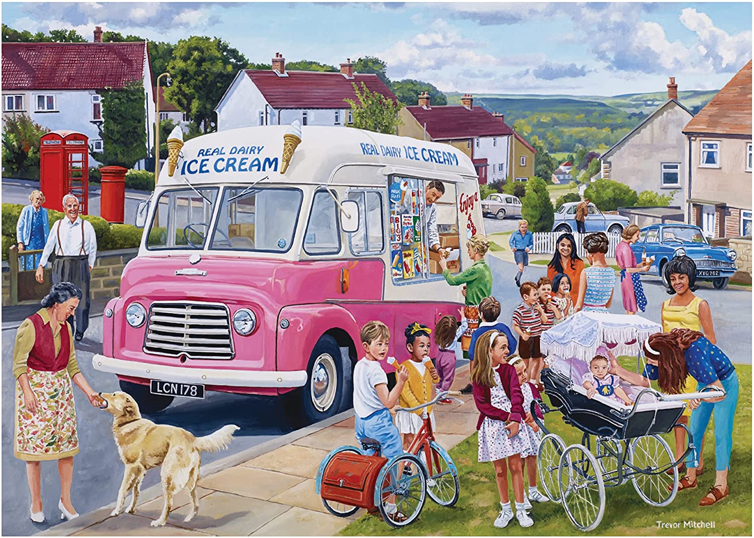 The Ice Cream Van – 1000 Piece Jigsaw Puzzle (Falcon De Luxe)