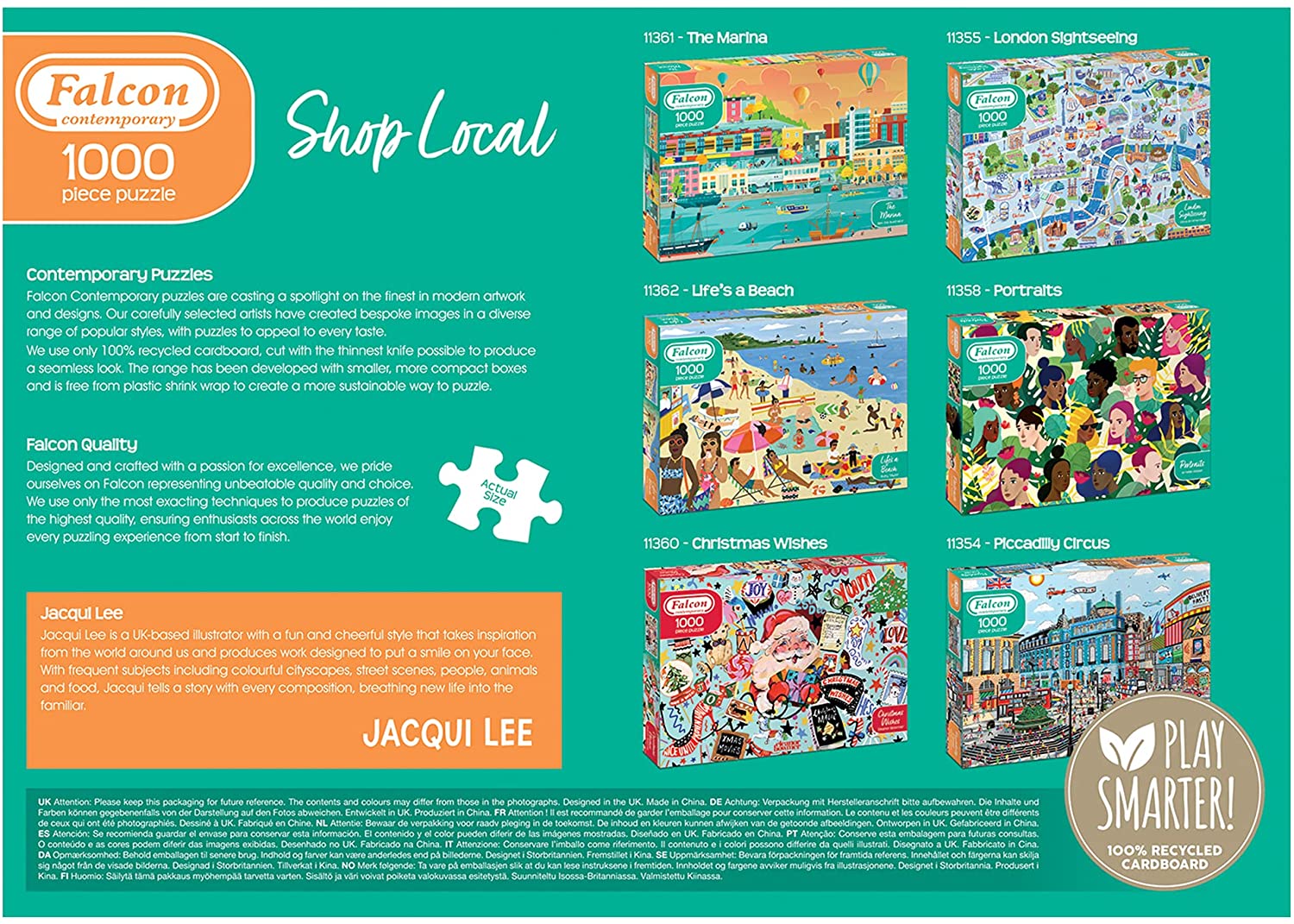 Shop Local – 1000 Piece Jigsaw Puzzle (Falcon Contemporary)