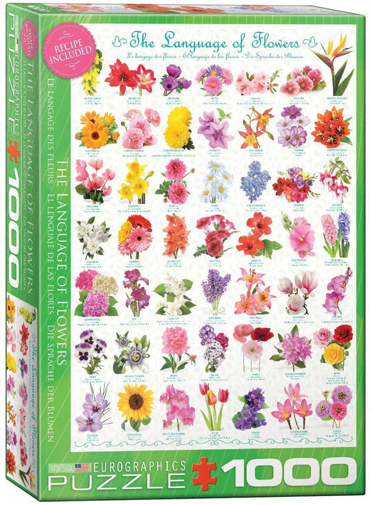 Eurographics - The Language of Flowers - 1000 Piece Jigsaw Puzzle