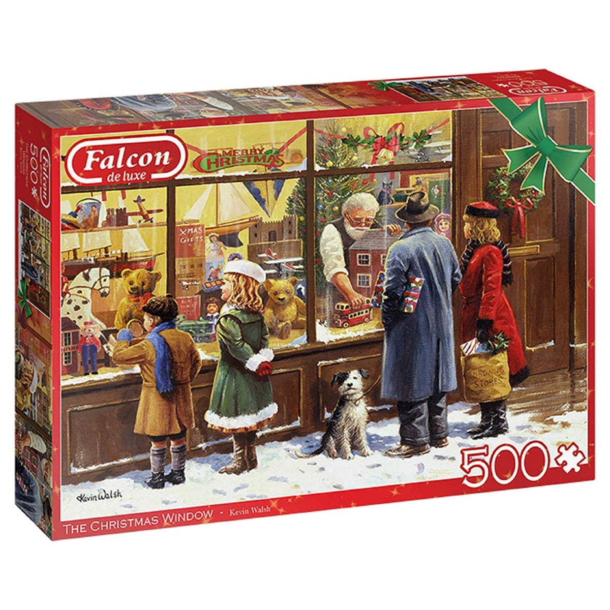The Christmas Window – 500 Piece Jigsaw Puzzle (Falcon De Luxe)