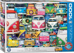VW Funky Jam, Volkswagen – 1000 Piece Jigsaw Puzzle (Eurographics)