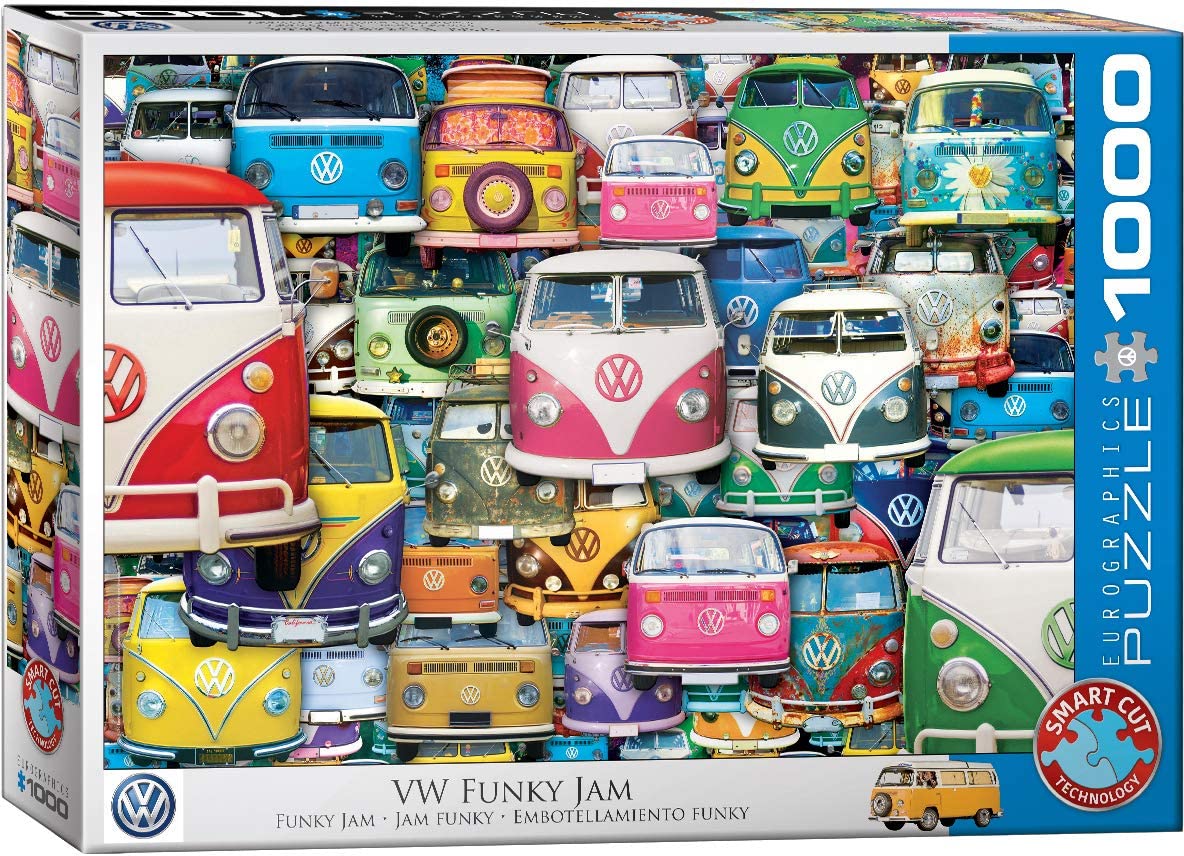 VW Funky Jam, Volkswagen – 1000 Piece Jigsaw Puzzle (Eurographics)
