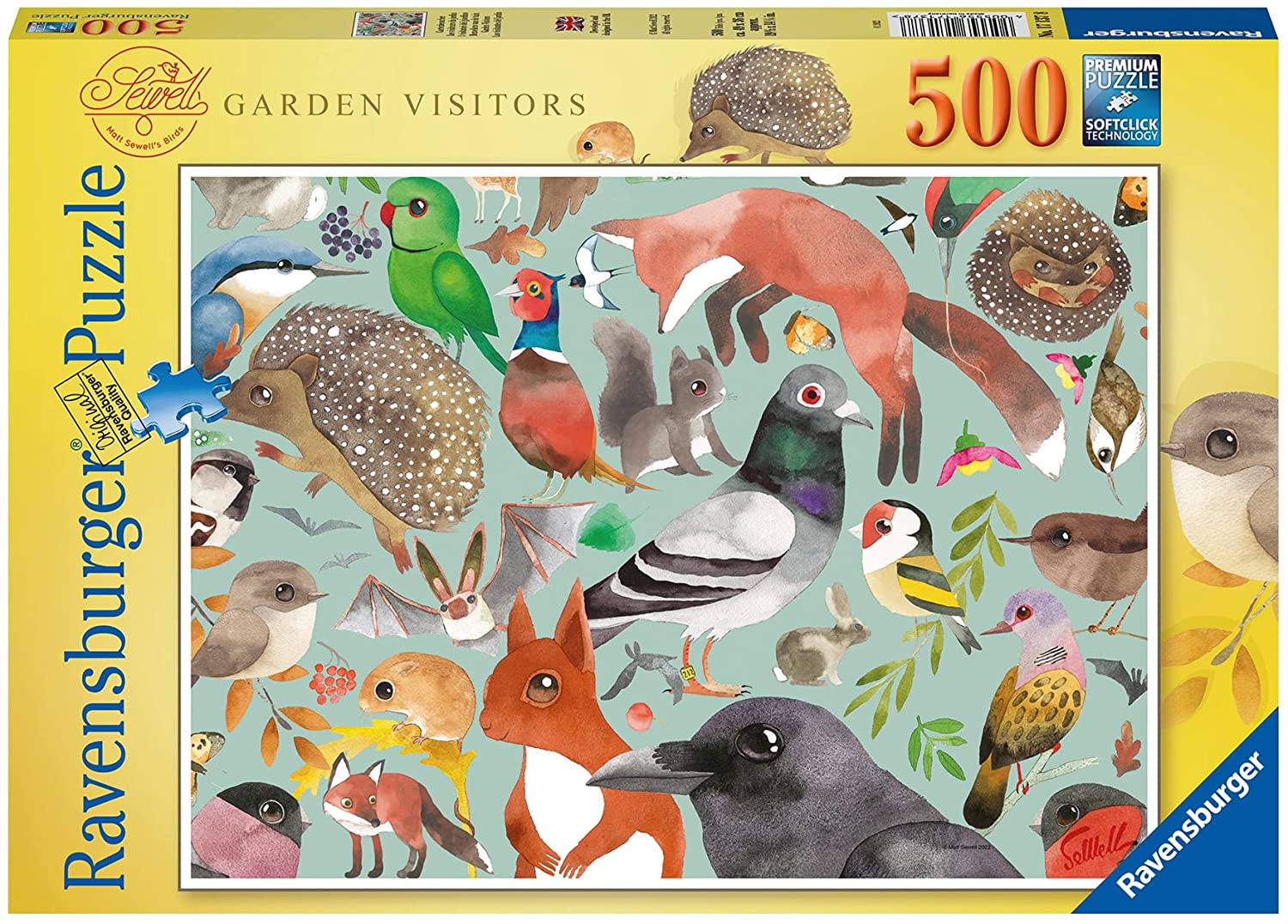 Ravensburger garden birds deals 500 piece puzzle