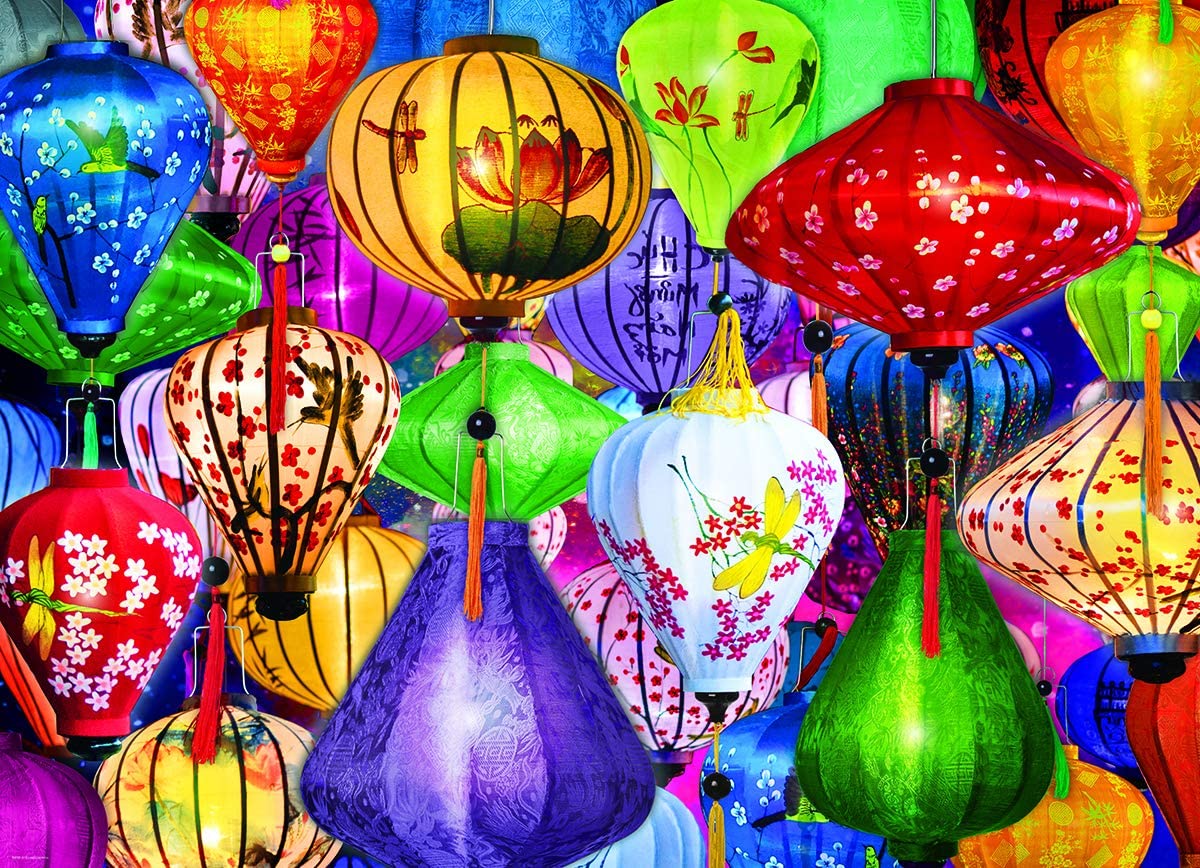 Asian Lanterns – 1000 Piece Jigsaw Puzzle (Eurographics)