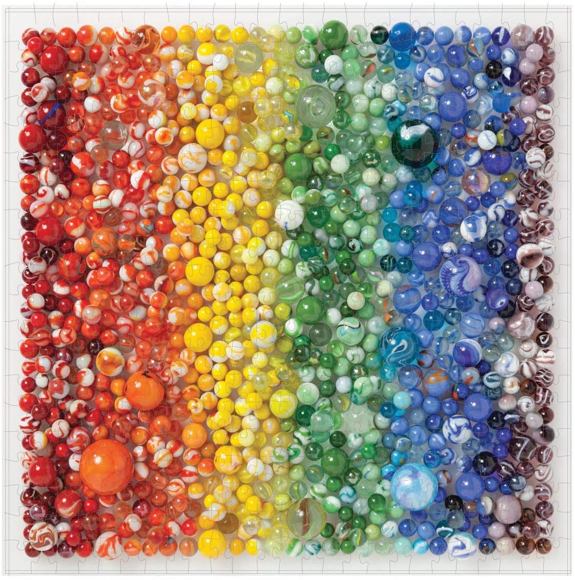 Rainbow Marbles – 500 Piece Jigsaw Puzzle (Galison)