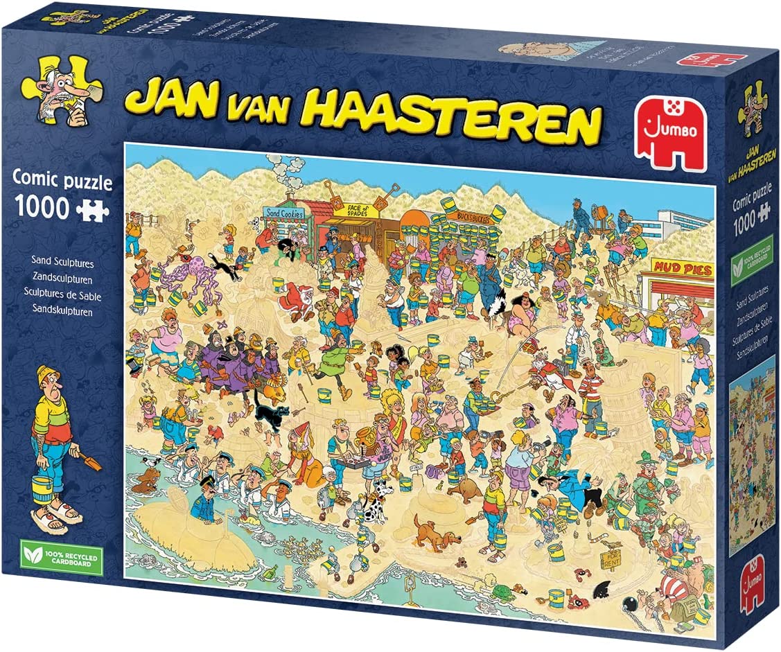 Sand Sculptures by Jan Van Haasteren – 1000 Piece Jigsaw Puzzle (Jan Van Haasteren)