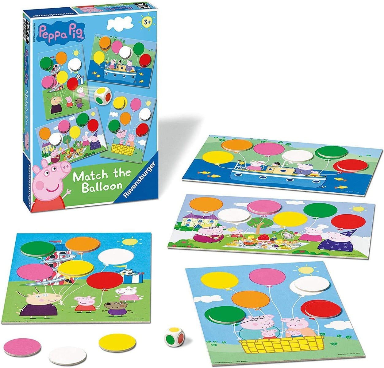 Ravensburger Peppa Pig Balloon Game Puzzles Galore ravensburger-peppa-pig-balloon-game-puzzles-galore