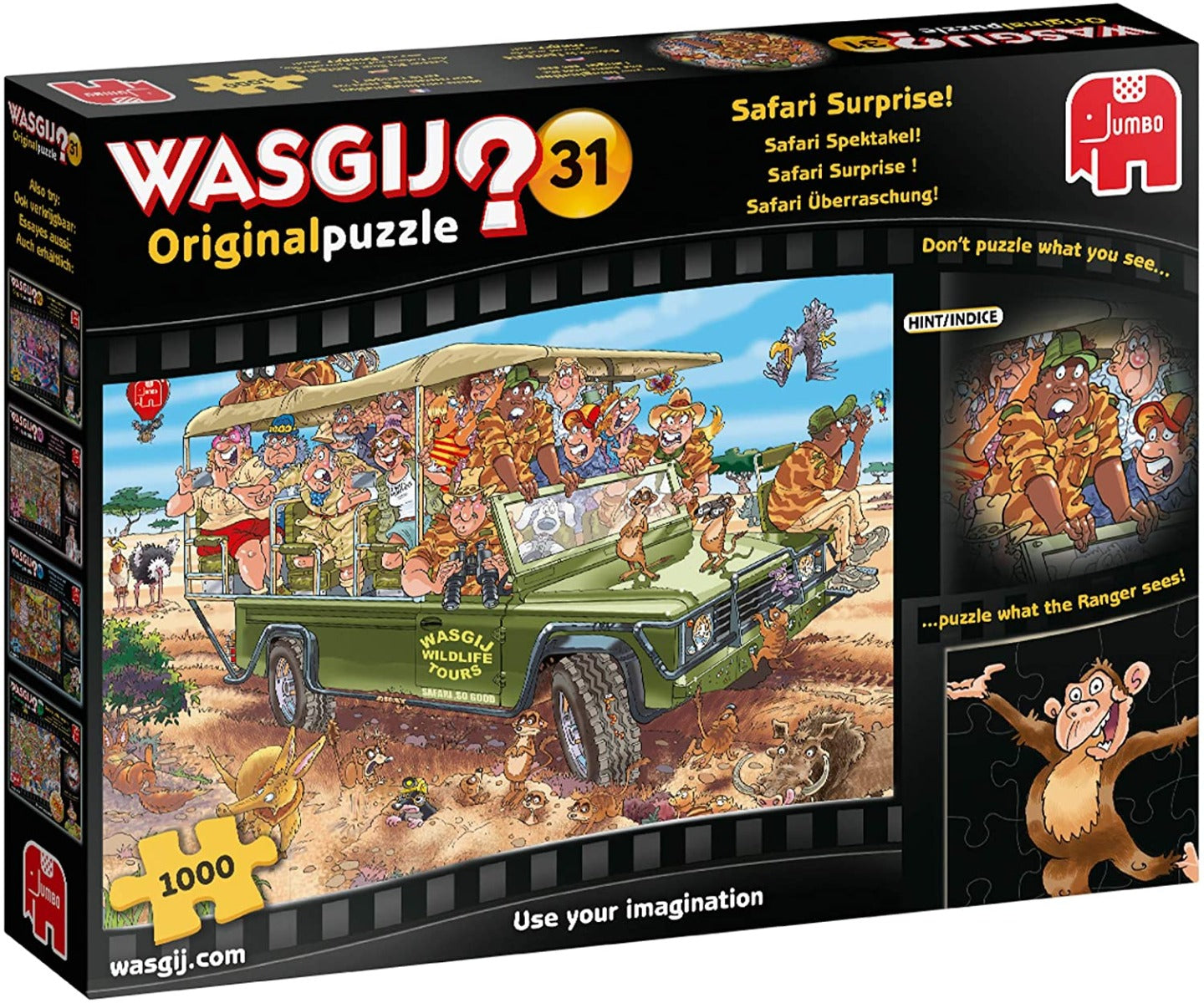 Wasgij Original 31: Safari Surprise – 1000 Piece Jigsaw Puzzle (Wasgij)