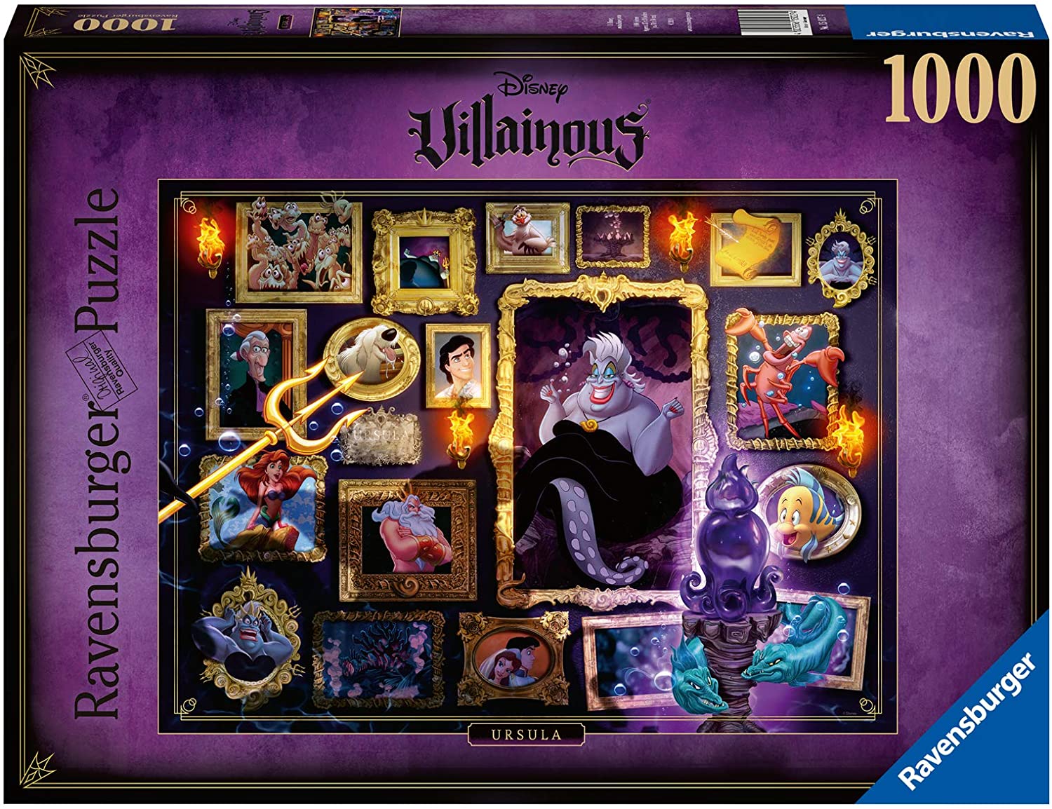 Disney Villainous Ursula – 1000 Piece Jigsaw Puzzle (Ravensburger)