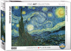 Eurographics - Starry Night by Vincent van Gogh - 1000 Piece Jigsaw Puzzle