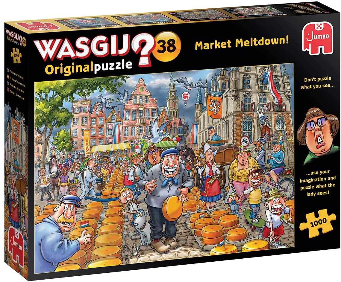 Wasgij - Original 38 - Market Meltdown  - 1000 Piece Jigsaw Puzzle