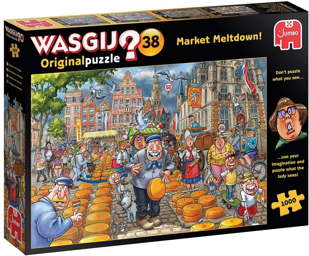 Wasgij Original 38: Market Meltdown – 1000 Piece Jigsaw Puzzle (Wasgij)