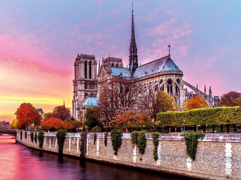 Picturesque Notre Dame – 1500 Piece Jigsaw Puzzle (Ravensburger)