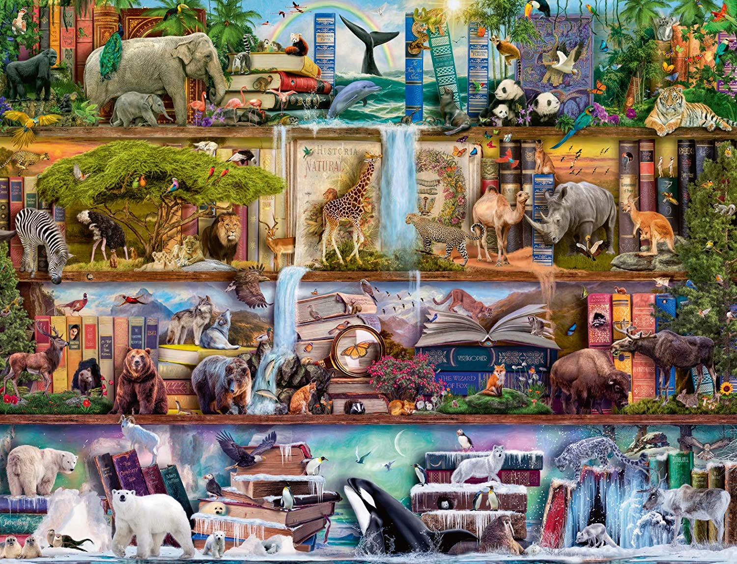 Ravensburger Amazing Animal Kingdom 2000 Piece Jigsaw Puzzle Puzzles Galore