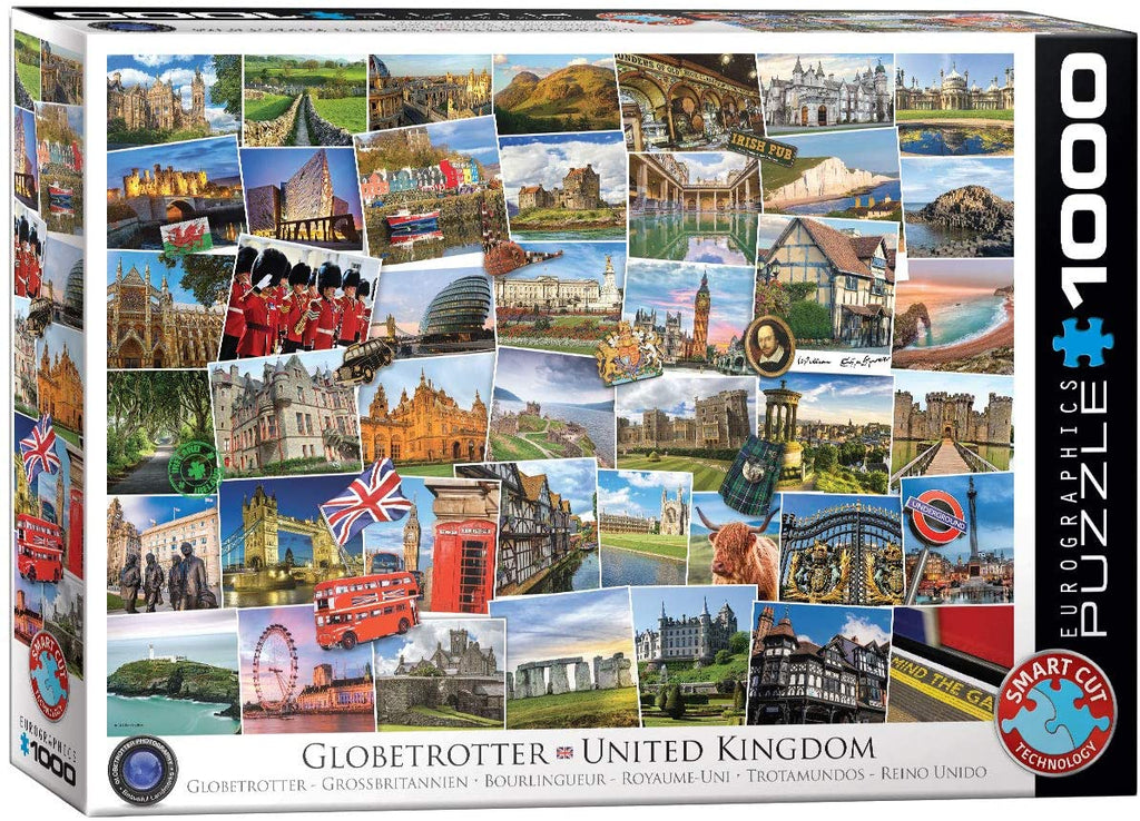 Globetrotter United Kingdom – 1000 Piece Jigsaw Puzzle (Eurographics)